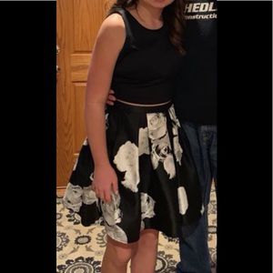 short semi formal/homecoming two piece dress size 3